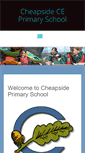 Mobile Screenshot of cheapsideschool.org.uk