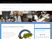 Tablet Screenshot of cheapsideschool.org.uk